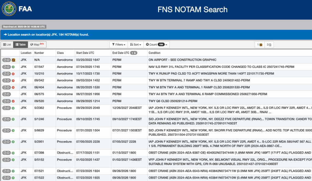 New NOTAM System Begins First Phase of Rollout