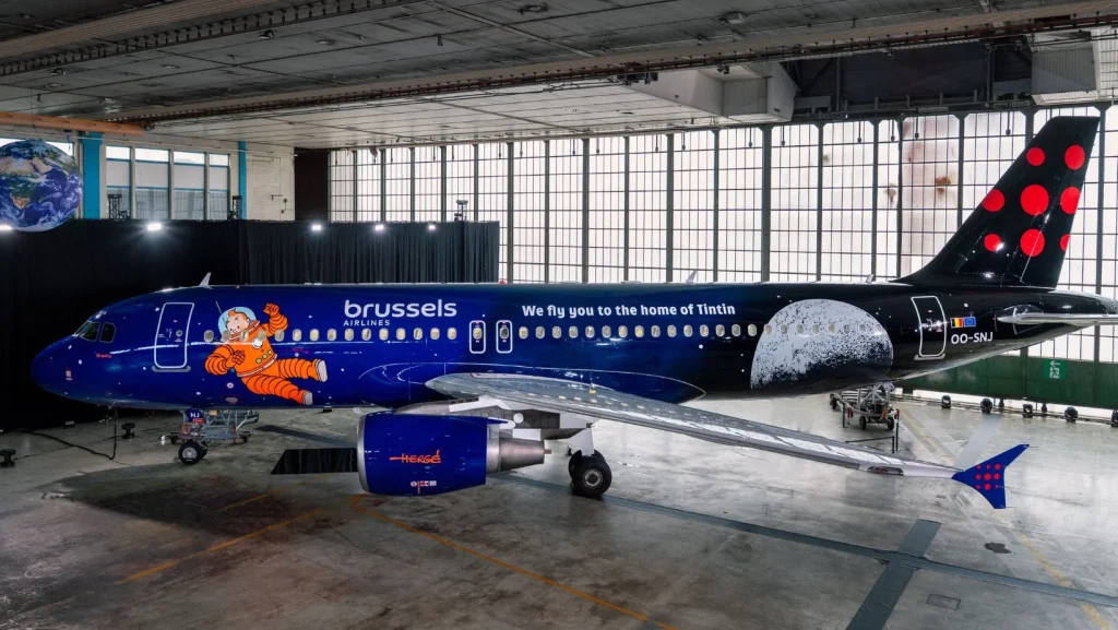 Airbourne Colours delivers sixth special livery for Brussels Airlines