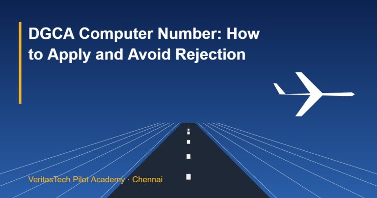 DGCA computer number application guide for student pilots in India