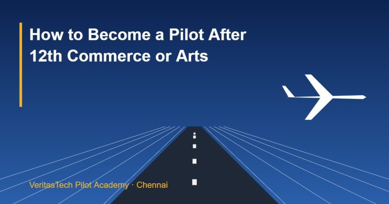 How to become a pilot after 12th commerce or arts in India