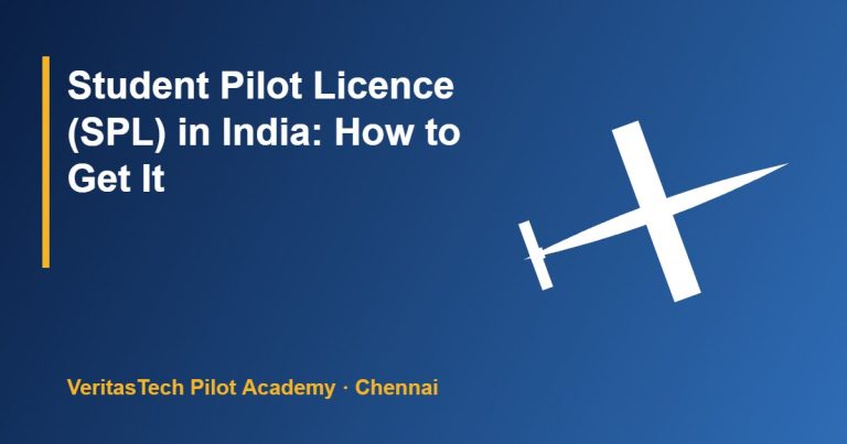 Student pilot licence in India guide by VeritasTech Pilot Academy